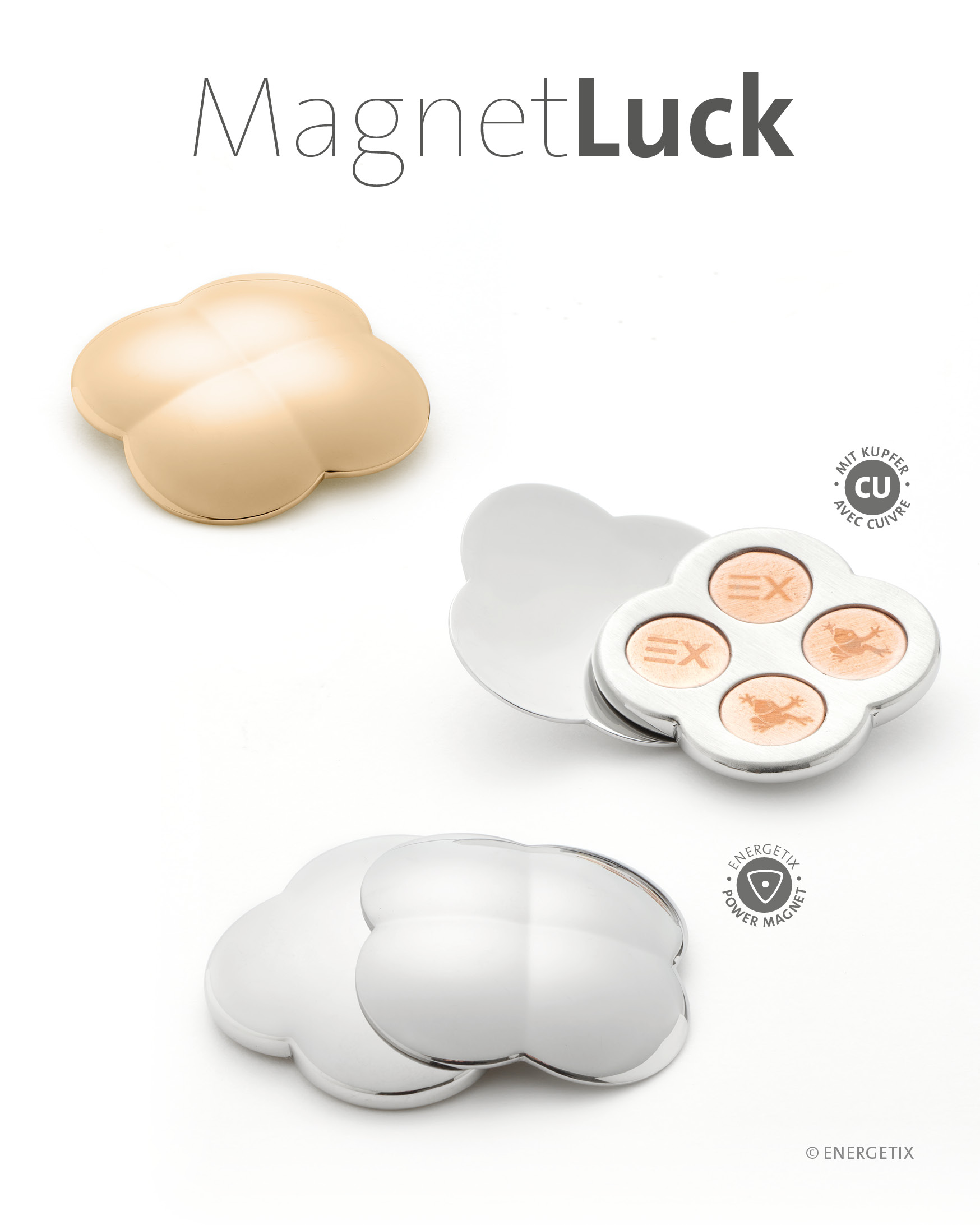 ENERGETIX MagnetLuck cloverleaf body magnet